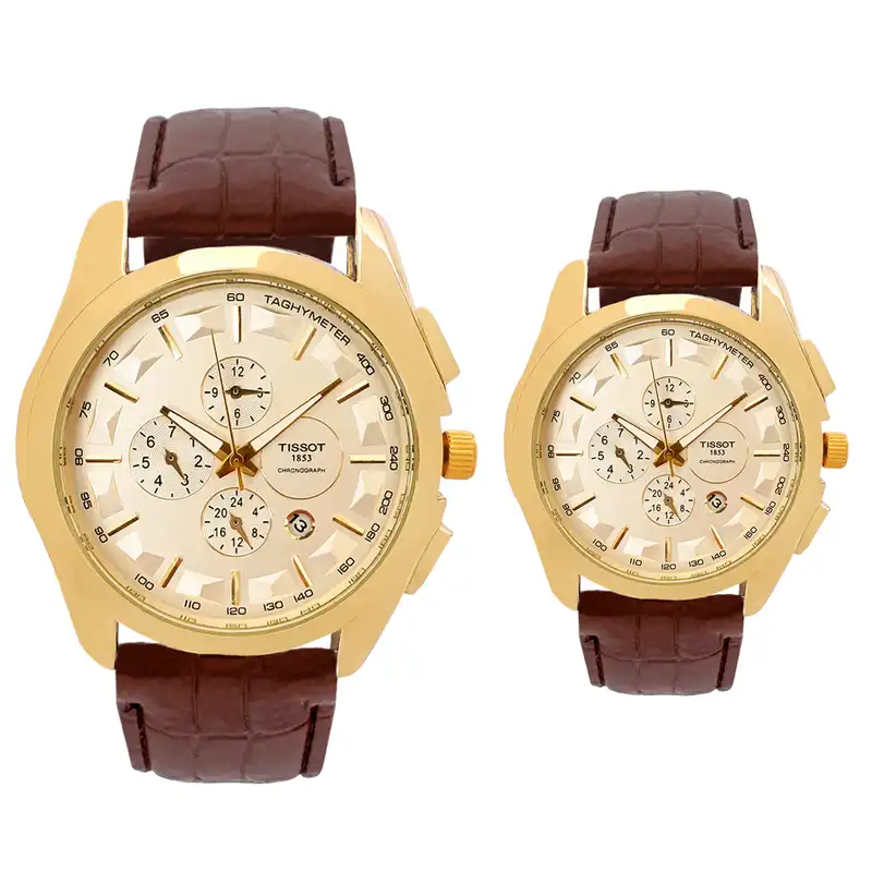 ست ساعت مچی عقربه ای زنانه و مردانه مدل TS-1860