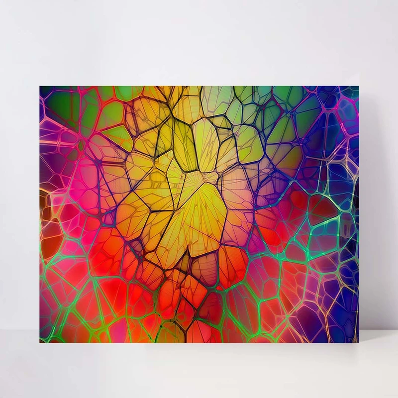 تابلو شاسی مدل geometric lines کد S-12033