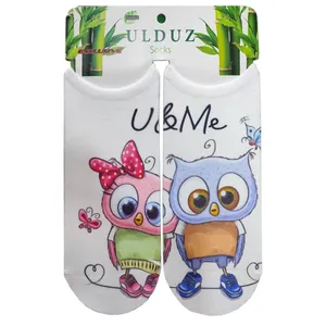 جوراب ساق کوتاه دخترانه مدل ULDUZ