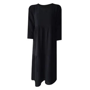 پیراهن یقه گرد زنانه مدل ابر و بادی کد tm-2891