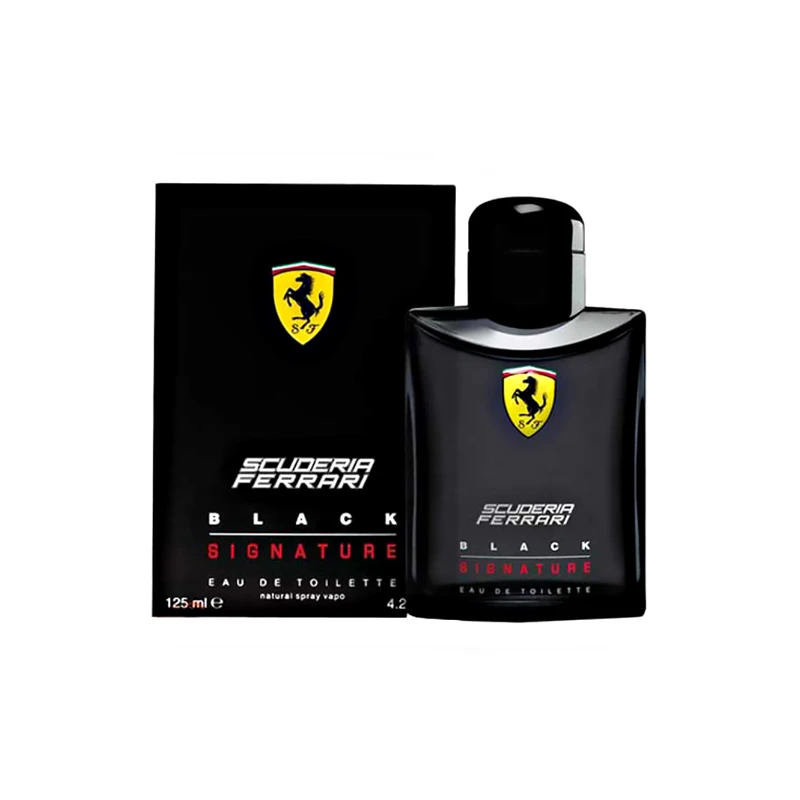 ادو تویلت مردانه فراری مدل Black Signature با رایحه شیرین حجم 125 میلی لیتر