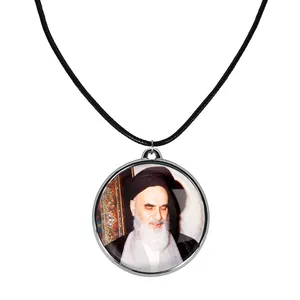 گردنبند خندالو مدل امام خمینی (ره) کد 25572558