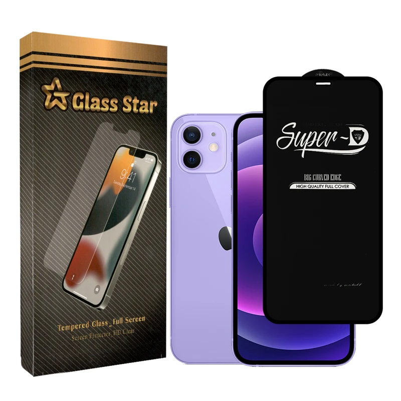  محافظ صفحه نمایش گلس استار مدل STAR-SUPER-D مناسب برای گوشی موبایل اپل iPhone 12