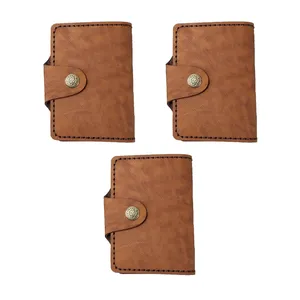 جاکارتی چرمی مدل دکمه دار کد 186 بسته 3 عددی