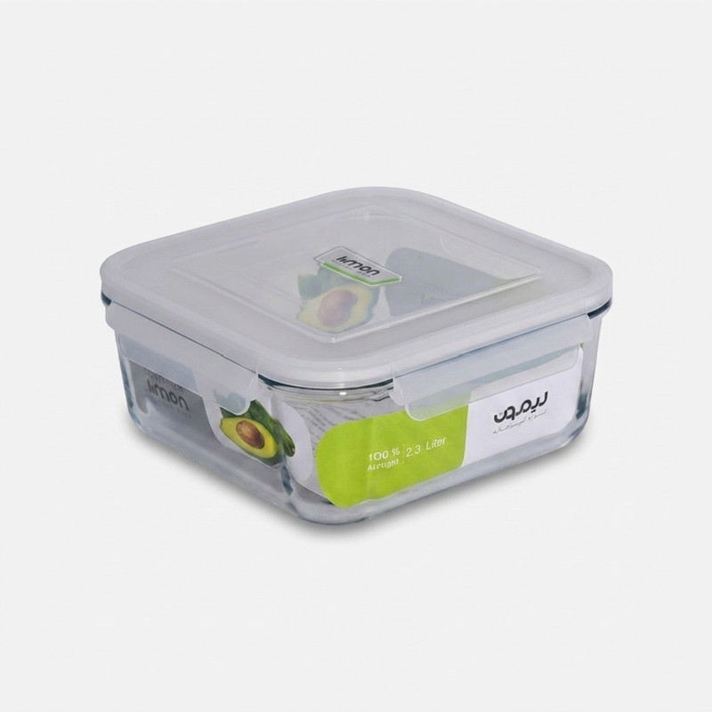 ظرف نگهدارنده لیمون مدل شیشه ای ماکروویو کد HS2046