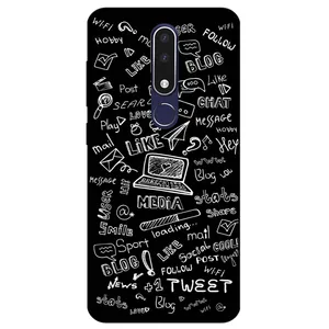 Megafone Social Media 1898 Cover For Nokia 3.1 Plus