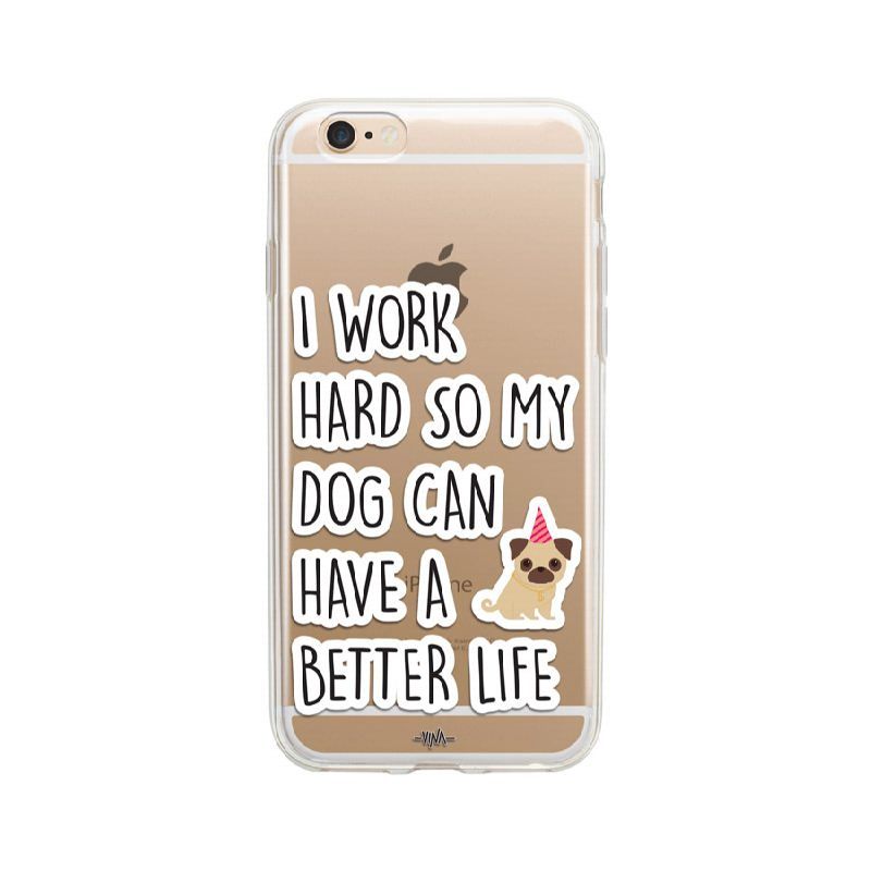 کاور وینا مدل Dog Life مناسب برای گوشی موبایل اپل iPhone 6/6s