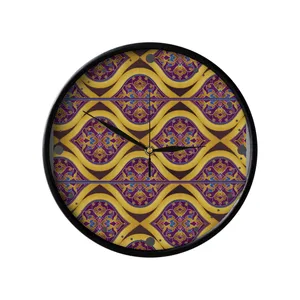 ساعت دیواری مدوپد طرح موج اسلیمی مدل PAT00295