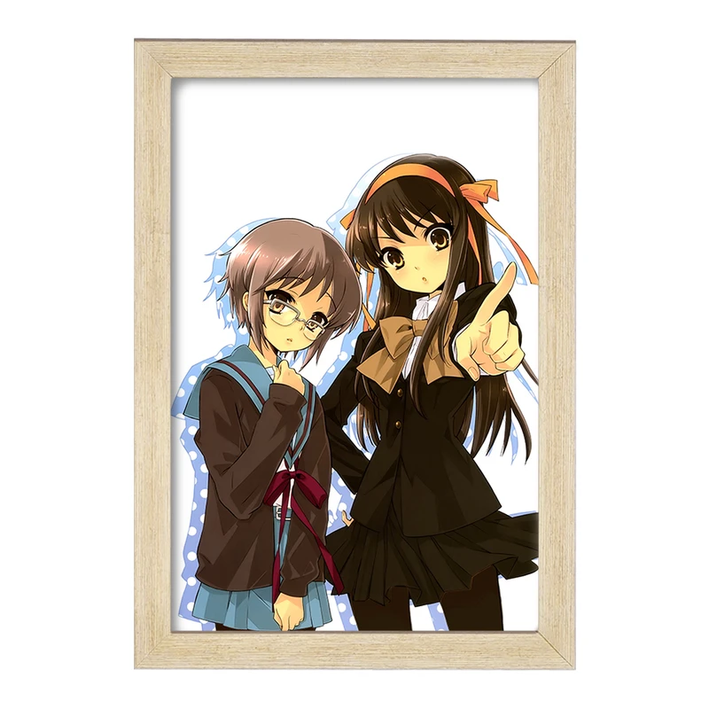 تابلو خندالو مدل هاروهی و یوکی انیمه ناپدید شدن هاروهی سوزومیا کد 24322