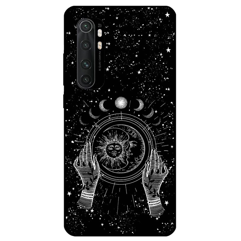 کاور مگافون طرح ماه و خورشید مدل 1892 مناسب برای گوشی موبایل شیائومی Mi Note 10 Lite 