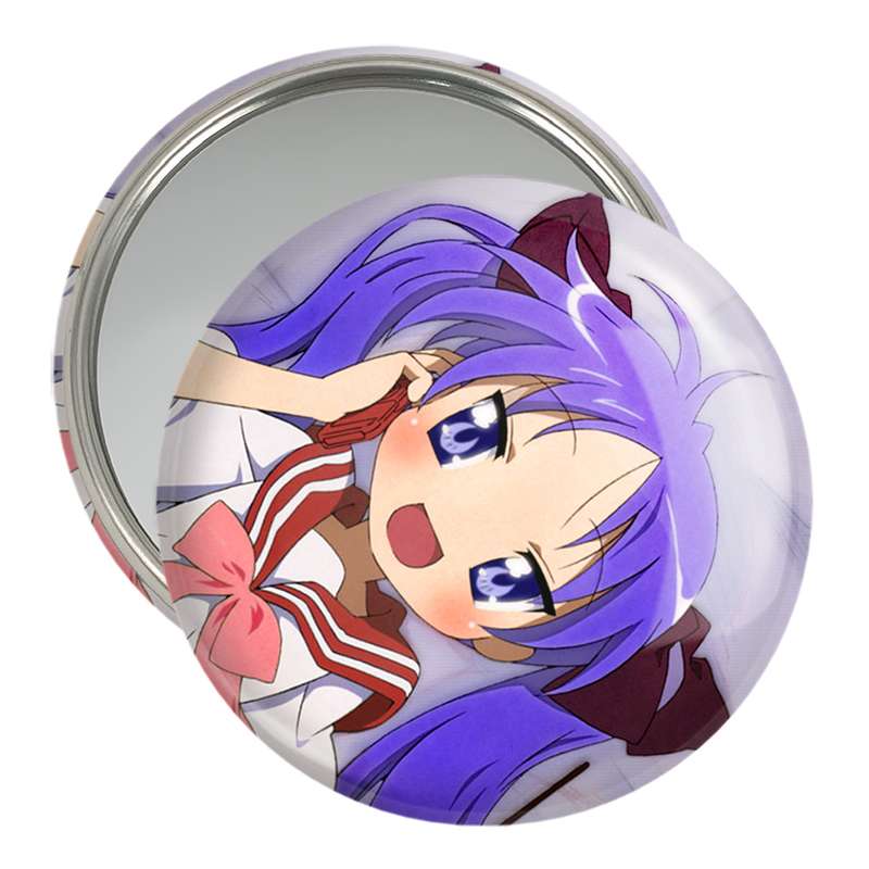 آینه جیبی خندالو مدل ایزومی انیمه Lucky Star  کد 23620
