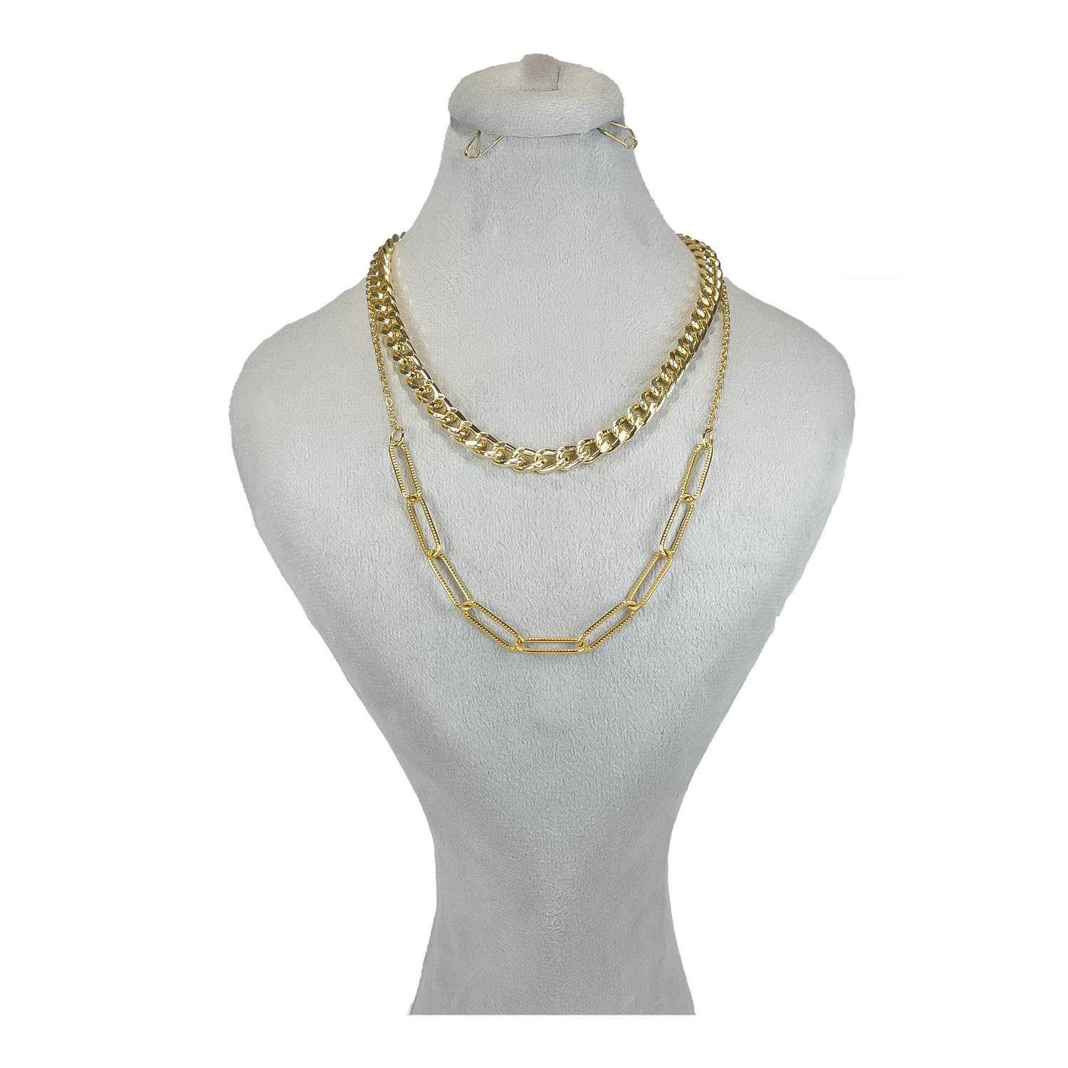 گردنبند دخترانه  طرح مستطیل