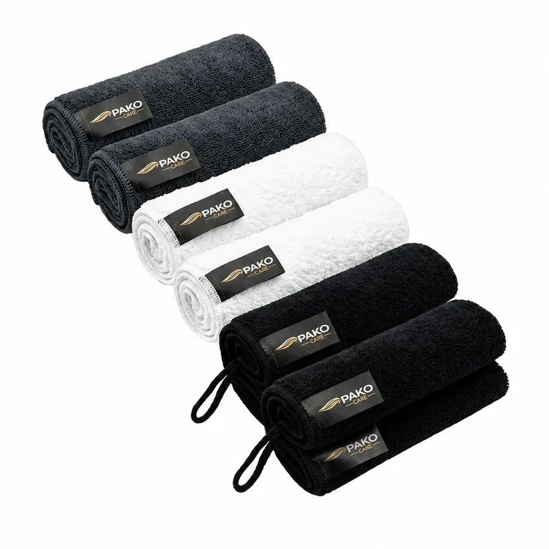 دستمال نظافت خودرو پاکو مدل MPAK3IN1 سایز 30×30 سانتی‌متر بسته 6 عددی