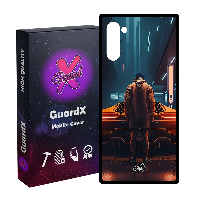 کاور گارد ایکس طرح لامبورگینی مدل Glass10601 مناسب برای گوشی موبایل سامسونگ Galaxy Note 10