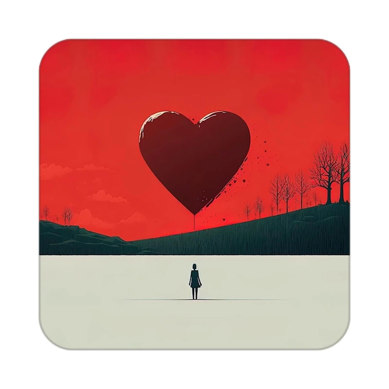 زیر لیوانی کاکتی مدل عاشقانه کد mp11035