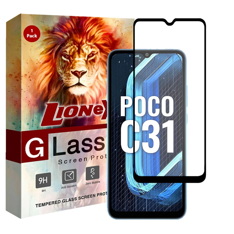محافظ صفحه نمایش سرامیکی لایونکس مدل CMA-L مناسب برای گوشی موبایل شیائومی Poco C31