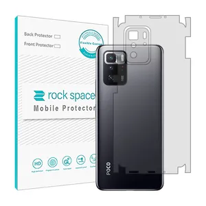 Transparent Rockspace HyGEL phone back protector suitable for Xiaomi Poco X3 GT mobile phone