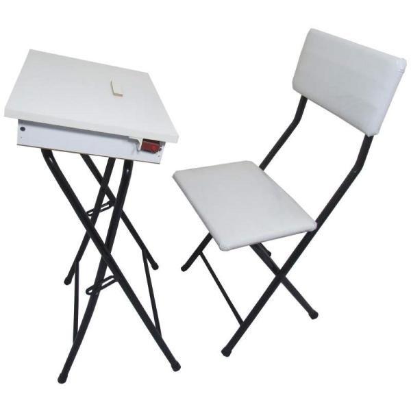 میز و صندلی نماز آریا گستر پارس مدل وصال سفید کد B2