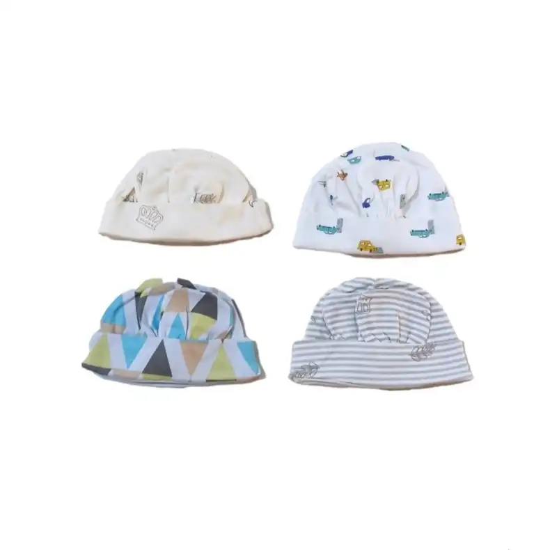 ست کلاه و دستکش نوزادی مدل X00167XPHJ مجموعه 4 عددی
