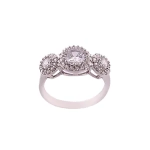 انگشتر نقره زنانه کد FR0031