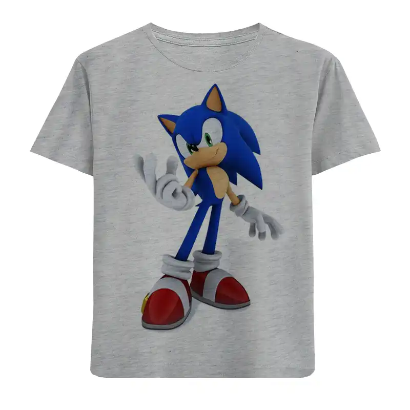 تی شرت پسرانه مدل کوتاه سونیک F647