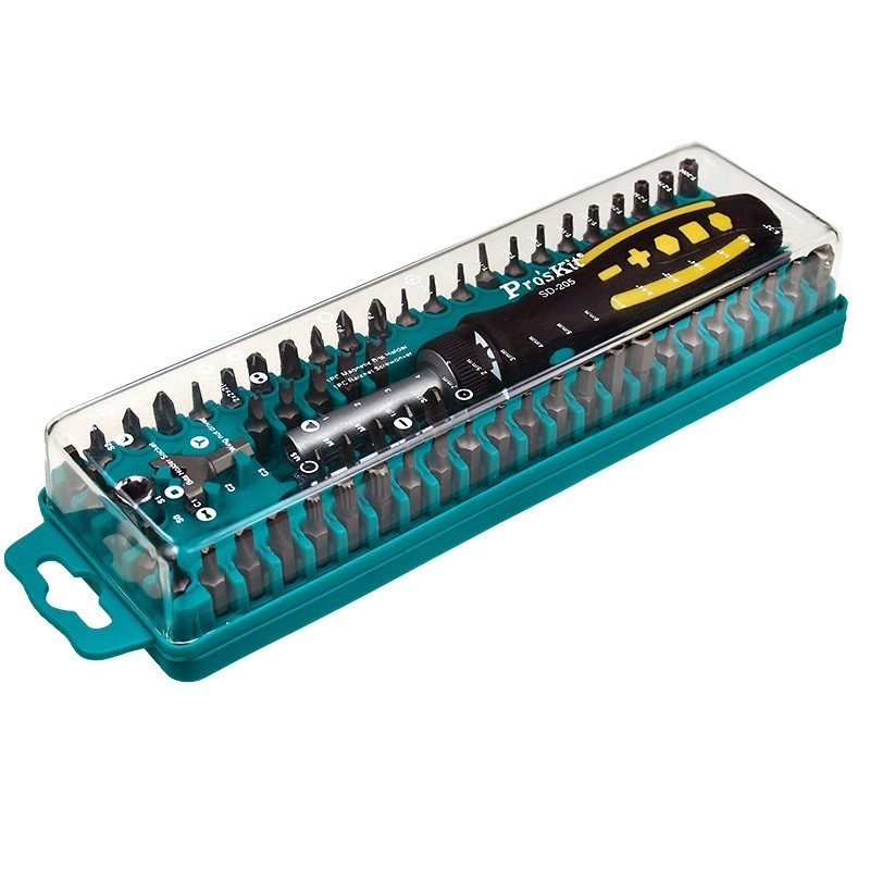 مجموعه 62 عددی سری پیچ گوشتی پروسکیت  مدل SD-205