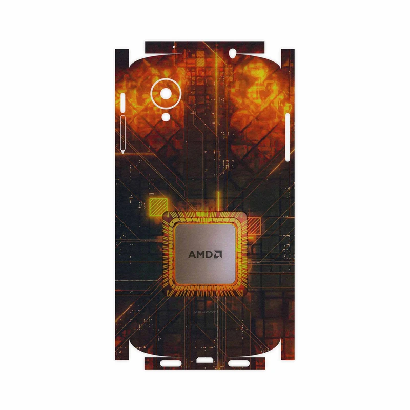 برچسب پوششی ماهوت مدل AMD Brand-FullSkin مناسب برای گوشی موبایل گوگل Nexus 5