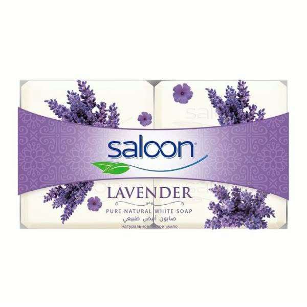 صابون شستشو سالون مدل Lavender وزن 150 گرم بسته 4 عددی