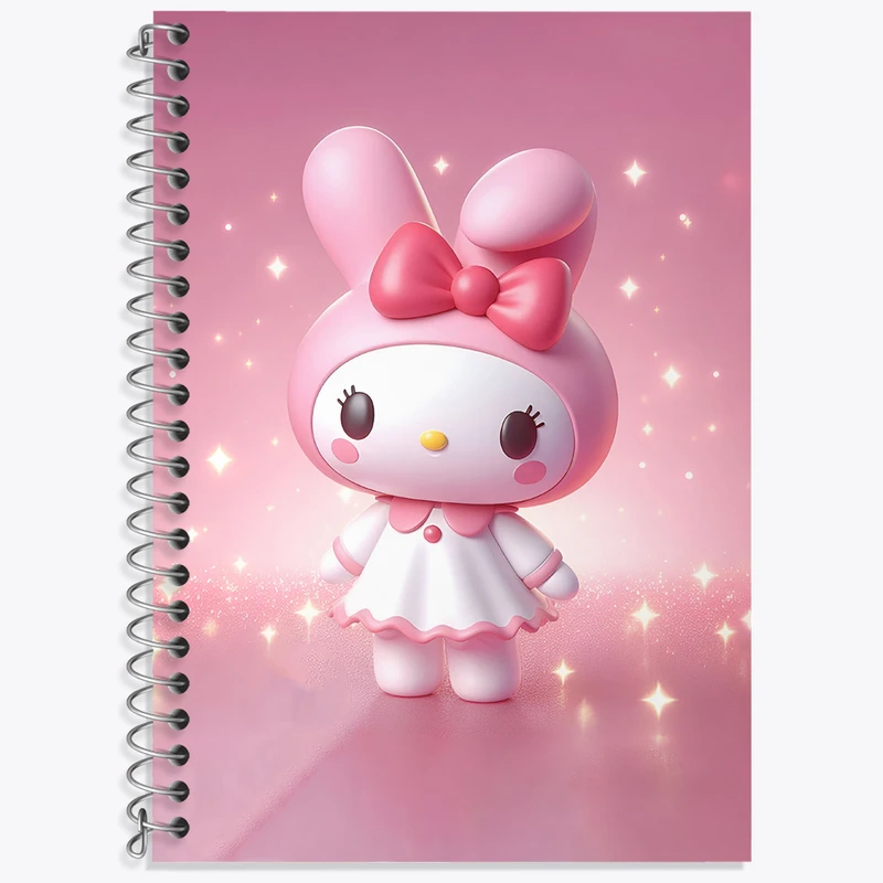 دفتر زبان 50 برگ خندالو مدل سه خط طرح ملودی کد N4791