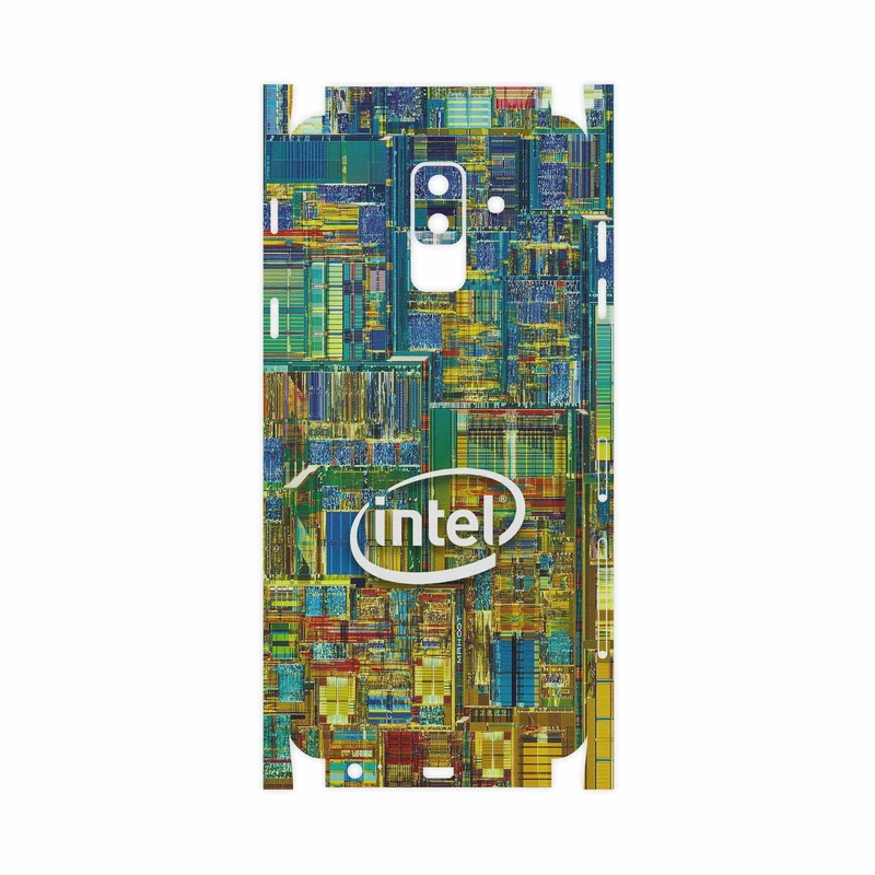 برچسب پوششی ماهوت مدل Intel Brand-FullSkin مناسب برای گوشی موبایل سامسونگ Galaxy A6 Plus 2018