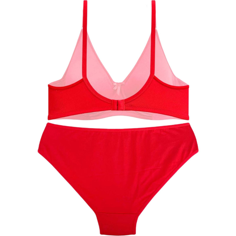 ست شورت و سوتین زنانه نوشه پوش مدل فنردار کد 177