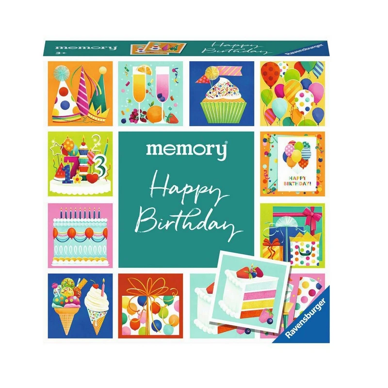 بازی فکری راونزبرگر مدل Memory Moments - Happy Birthday کد 22399 مناسب برای 3 سال به بالا