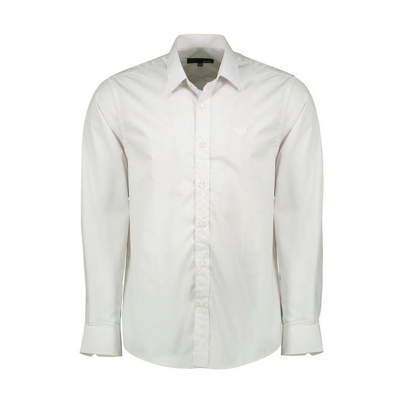 پیراهن آستین بلند مردانه پاتن جامه مدل 102721010263001 رنگ سفید