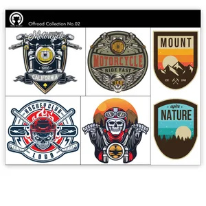   برچسب بدنه خودرو میو استیکر طرح آفرود- کد Off04 بسته 6 عددی