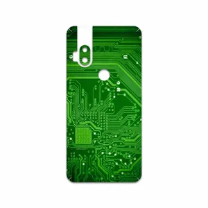 MAHOOT Green Printed Circuit Board Cover Sticker for Motorola One Hyper