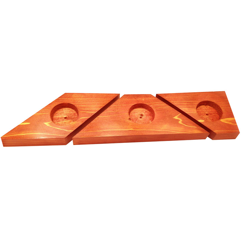 جاشمعی چوبی تیس کد ch-123 بسته 3 عددی