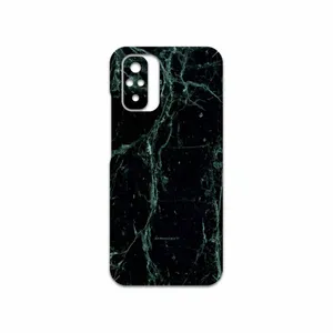 MAHOOT Graphite-Green-Marble Cover Sticker for Xiaomi Redmi Note 10