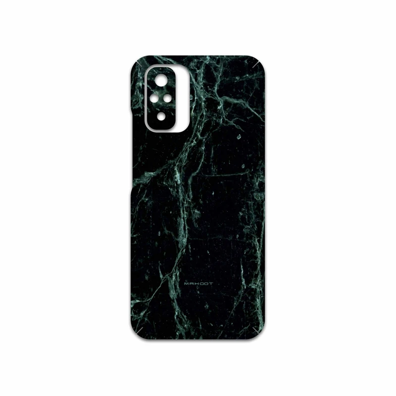 برچسب پوششی ماهوت مدل Graphite-Green-Marble مناسب برای گوشی موبایل شیائومی Redmi Note 10