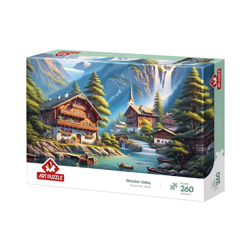 پازل 260 تکه آرت پازل مدل Wooden Valley مناسب نوجوان و بزرگسال