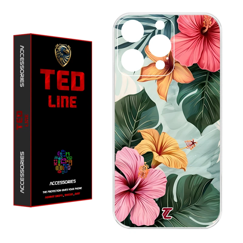 کاور تدلاین طرح گل وحشی کد 1142 مناسب برای گوشی موبایل اپل Iphone 16 Pro 