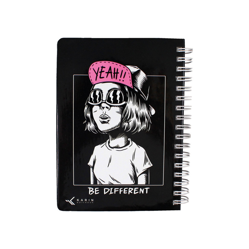 دفتر یادداشت ۸۰ برگ کارین مدل Be Different