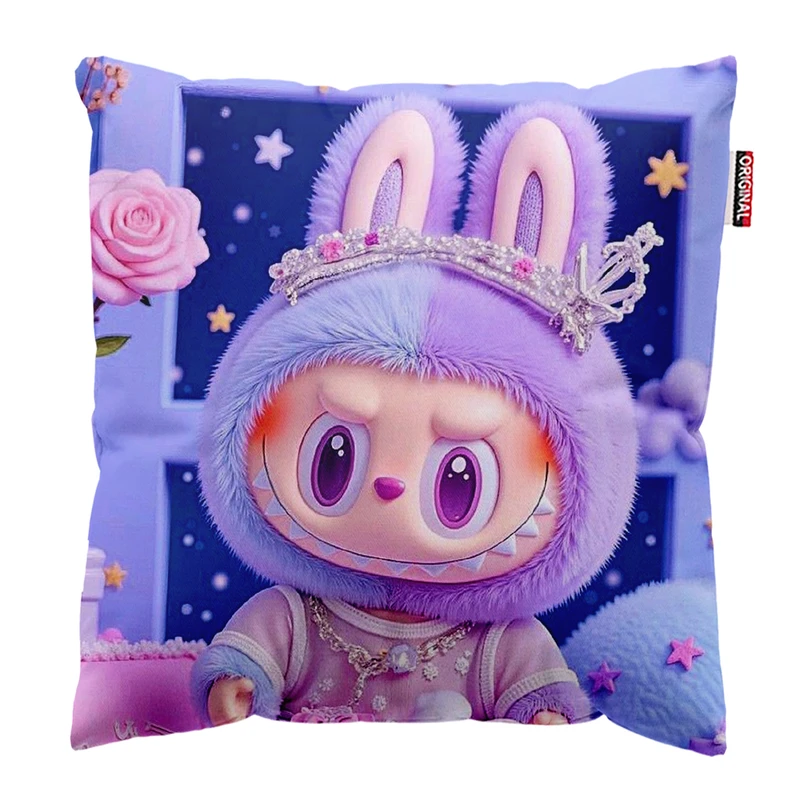 کوسن پاد آفرین مدل عروسک لبوبو کد PK301798 سایز 30*30 سانتی متر