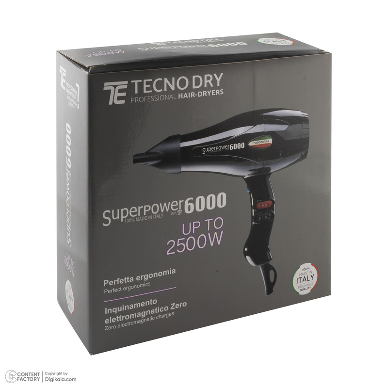 سشوار حرفه ای تکنو درای مدل Superpower 6000
