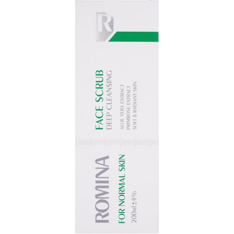 اسکراب لایه بردار پوست رومینا مدل FC حجم 200 میلی لیتر