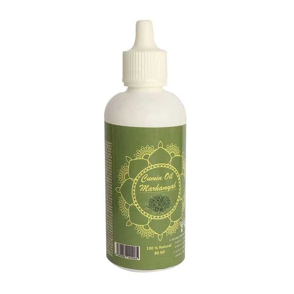 روغن تقویت کننده مو و ریش و سبیل مرهم یاب مدل زیره سبز حجم 80 میلی لیتر