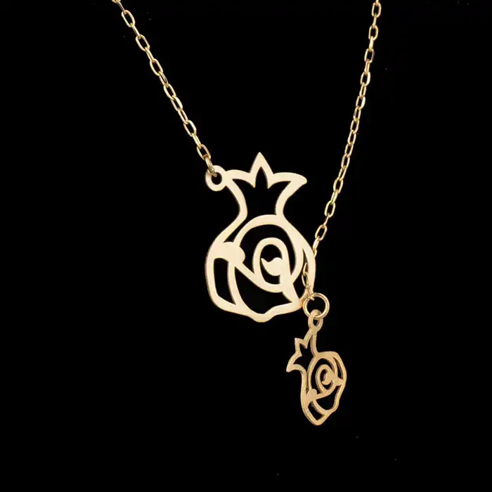 گردنبند طلا 18 عیار زنانه الن نار مدل MGR-D0686 ELN0686