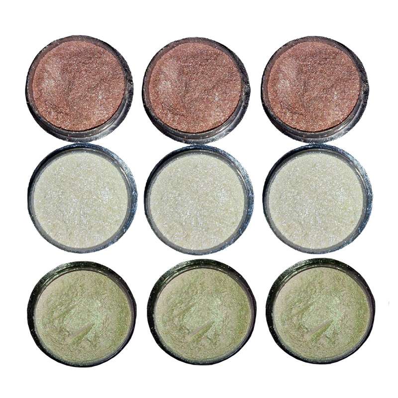 پودر کروم ناخن مدل 231.289.405 بسته 9 عددی