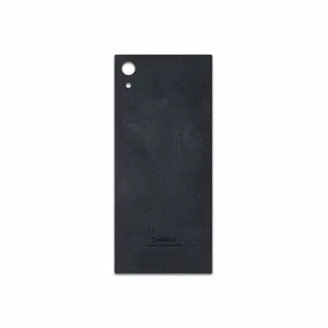 MAHOOT Graphite Buffalo Leather Cover Sticker for Sony Xperia XA1
