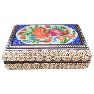 جعبه جواهرات خاتم کاری کد B 256