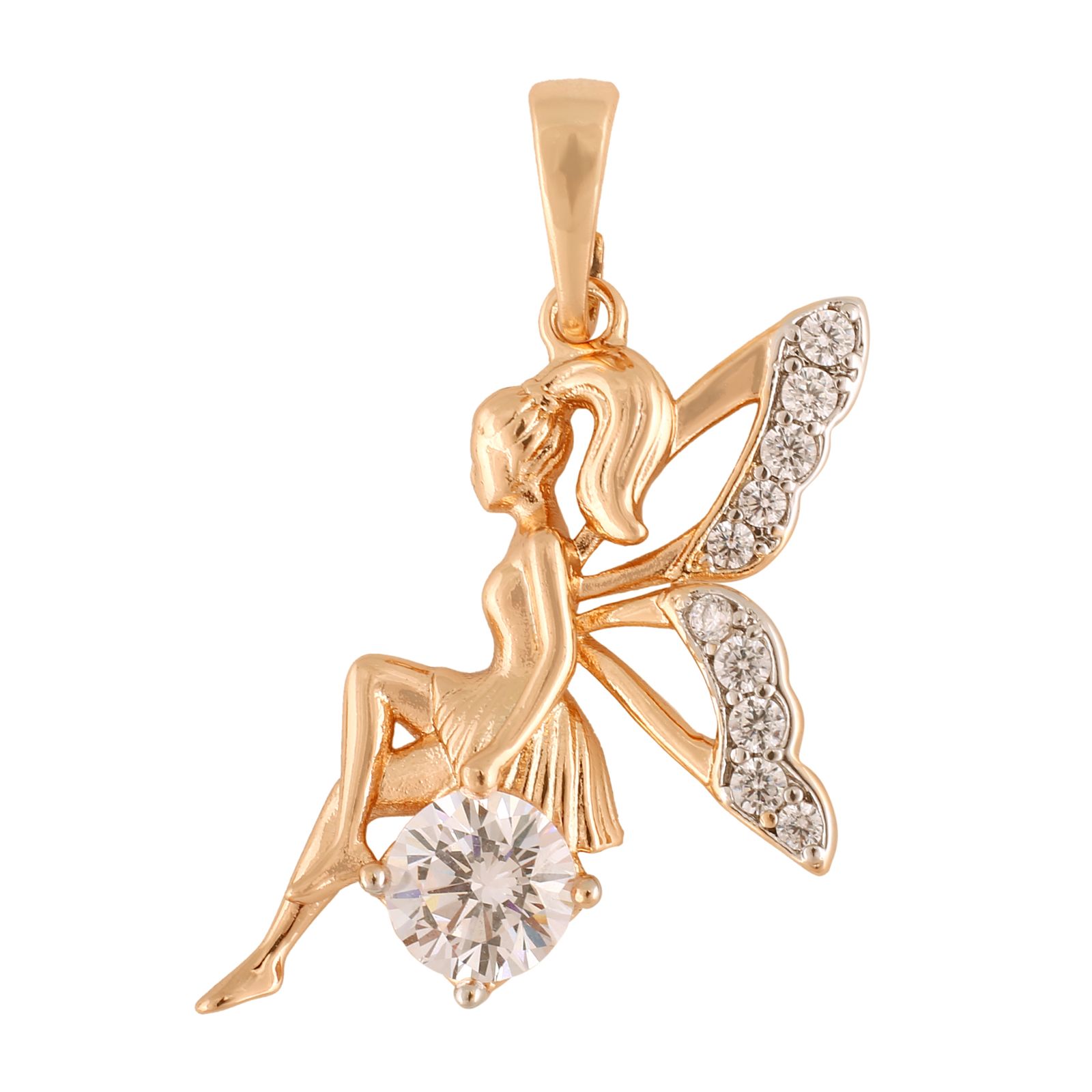 آویز گردنبند زنانه ژوپینگ مدل فرشته کد N3599 -  - 1